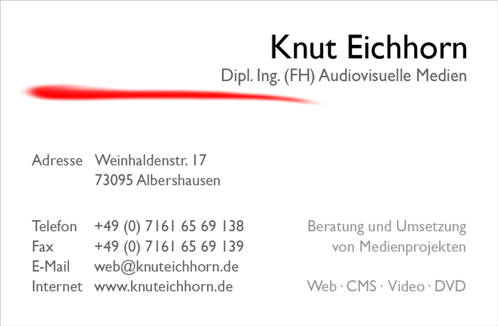 Audiovisuelle Medien Eichhorn